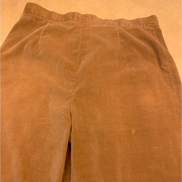 Vintage Camel Tan Velveteen High Waisted Pants by Ms. Dibs - Picture 12 of 12